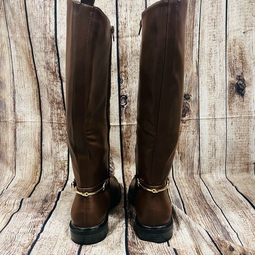 Brown Knee-High Boots Sz 10 - Picture 2 of 13